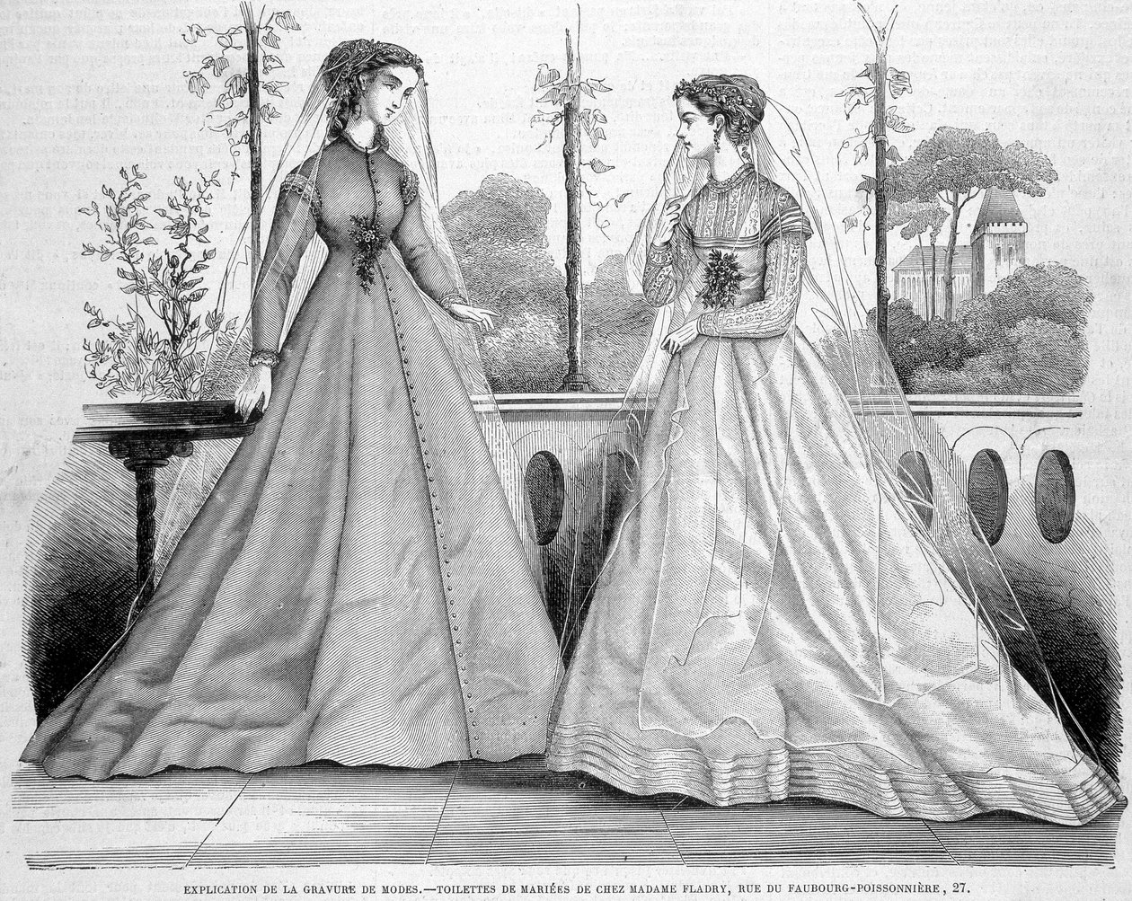 Dois vestidos de bridão da Madame Fladry