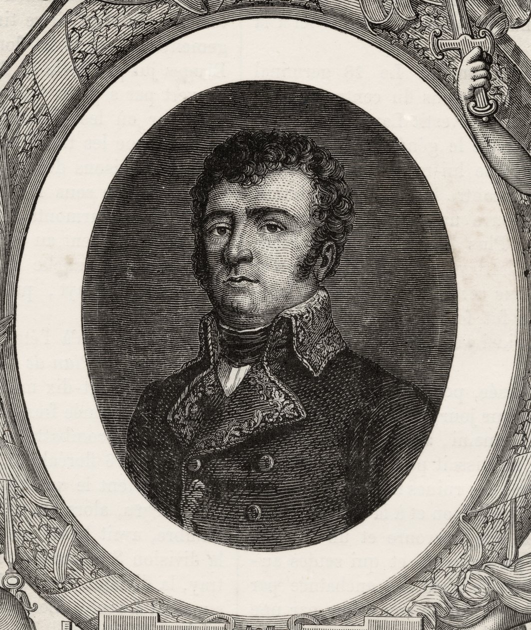 Dominique Vandamme, de "História da Revolução Francesa" por Louis Blanc (1811-82) de French School