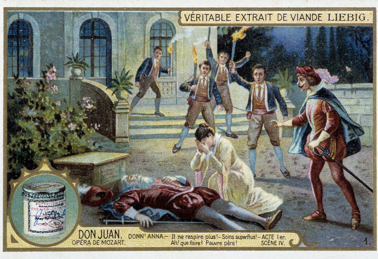 Don Juan: Acto I, Cena IV, a morte do pai de Donn