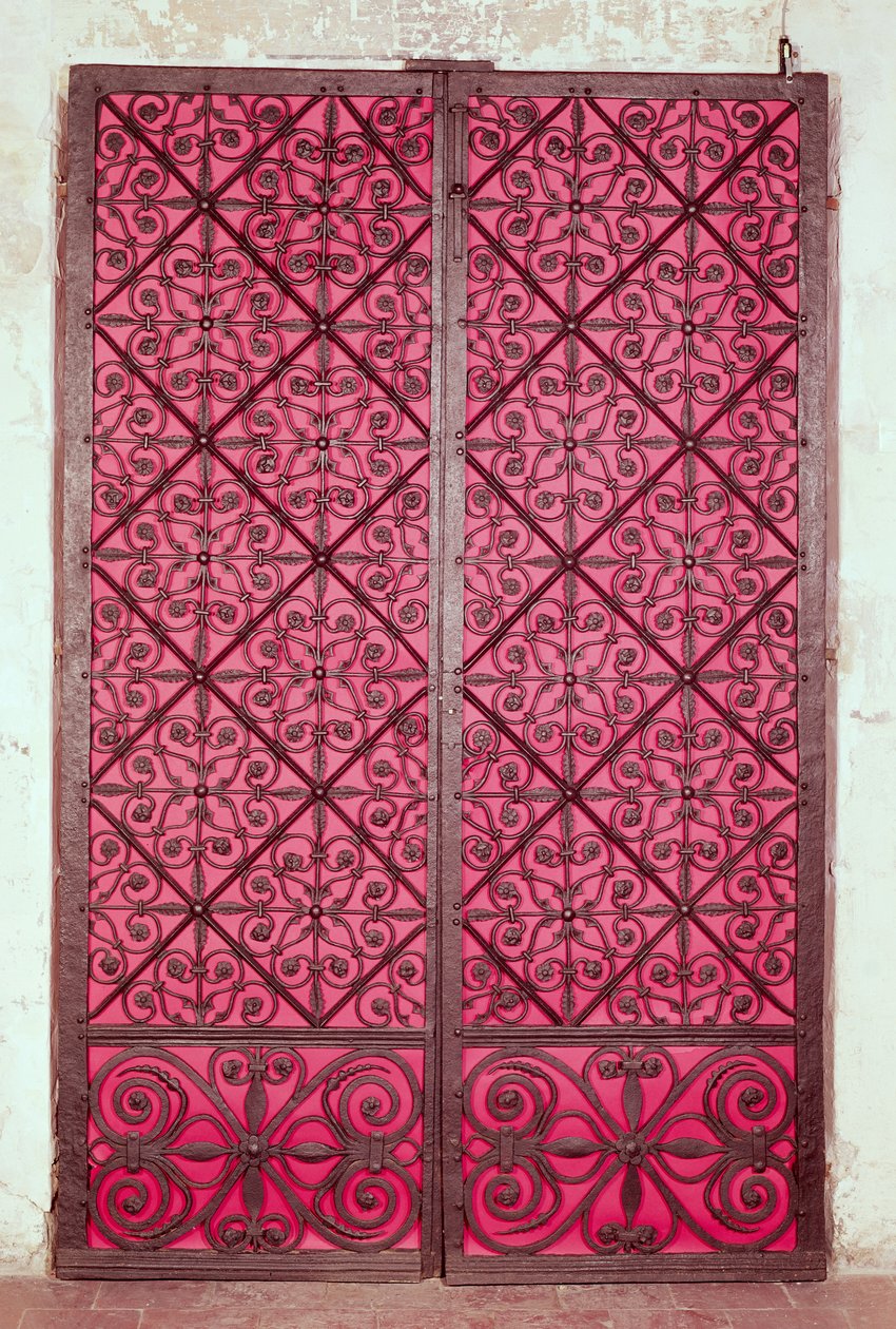 Porta do coro da Catedral de Rouen (ferro) de French School