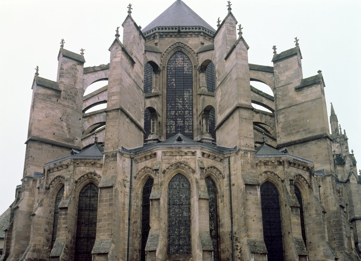 Double Flying Buttresses do extremo leste de French School