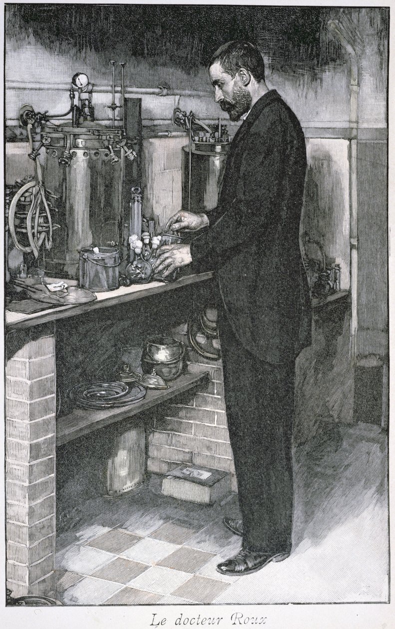 Dr. Pierre Emile Roux (1853-1933) da The Illustre Review, 1 de outubro de 1894 de French School