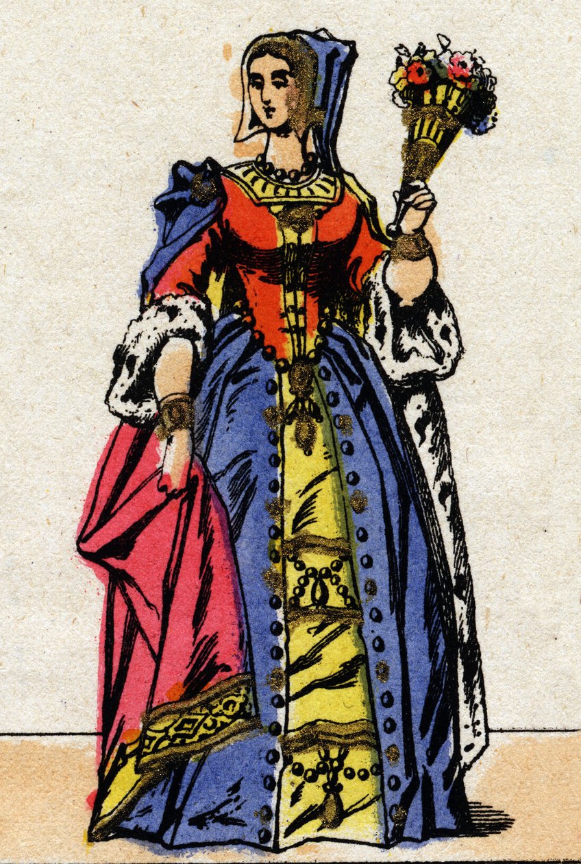 Dinastia dos Valois: Retrato de Maria de Inglaterra (Mary Tudor de French School