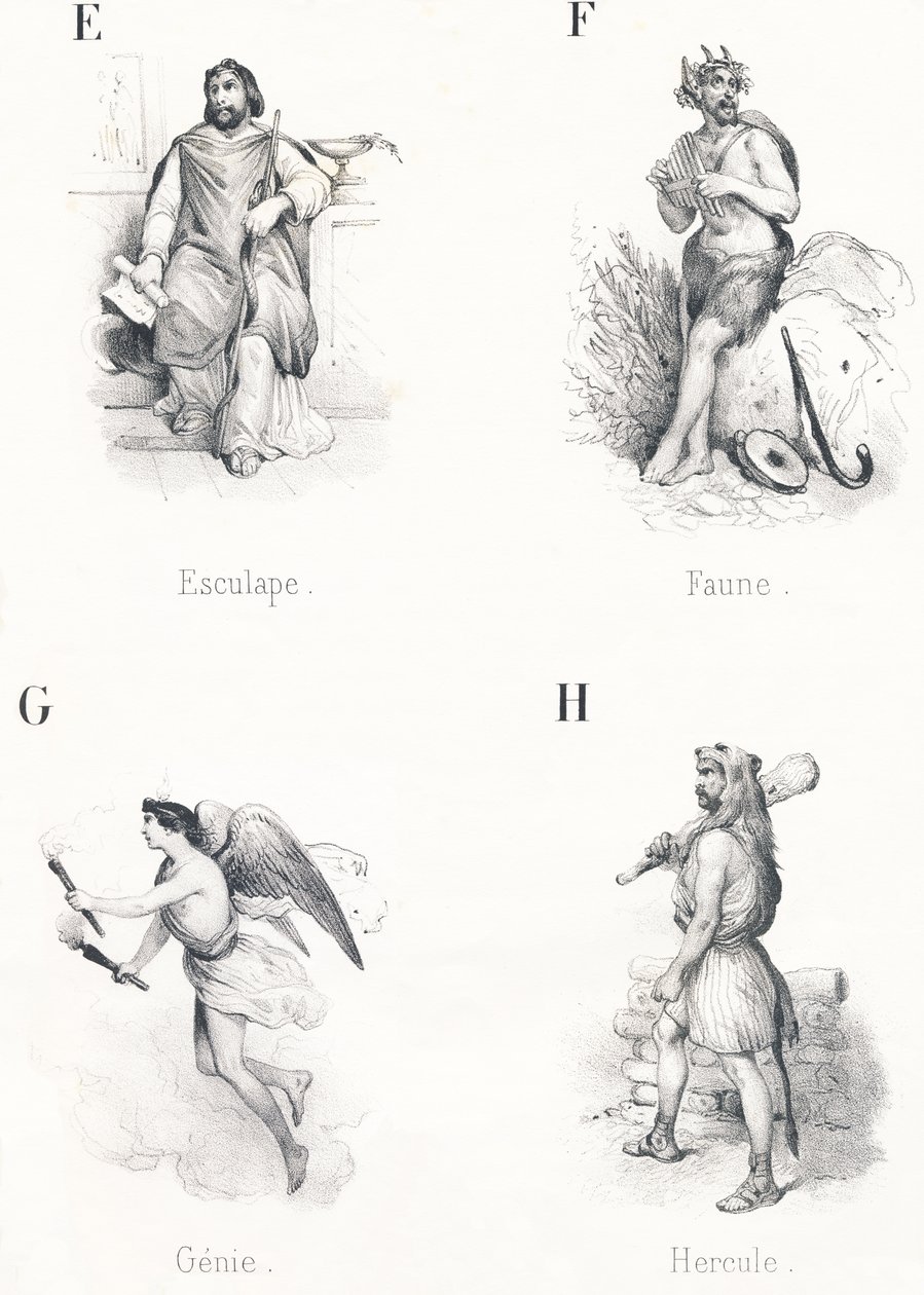 EFGH: Æsculapius Science, Genie Hercules de French School