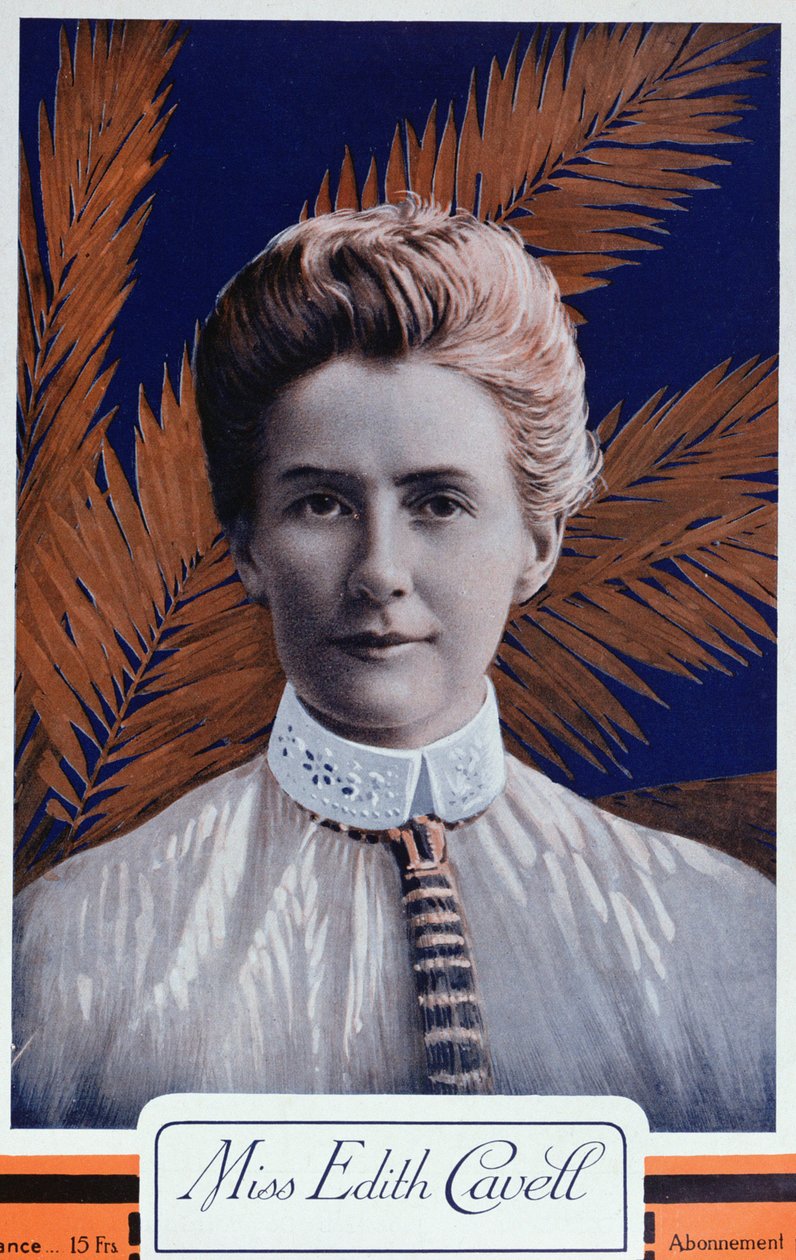 Edith Cavell (1865-1915) de Le Petit Journal, 1915 de French School