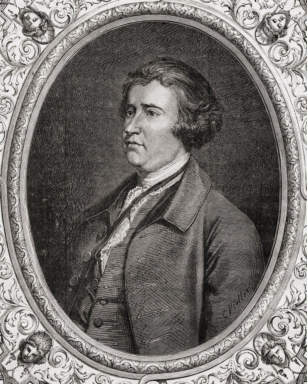 Edmund Burke, da História da Revolução Francesa por Louis Blanc (1811-82) de French School