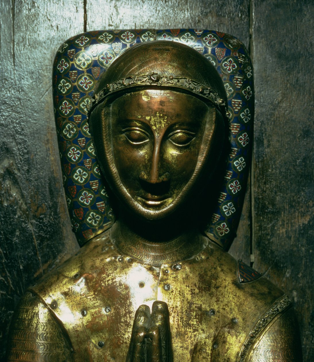 Efígie de William de Valence (d.1296) Conde de Pembroke, Limoges (madeira banhada a cobre) de French School
