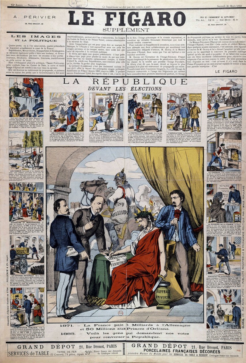 Eleição: a República antes das eleições - em complemento do "Figaro de French School