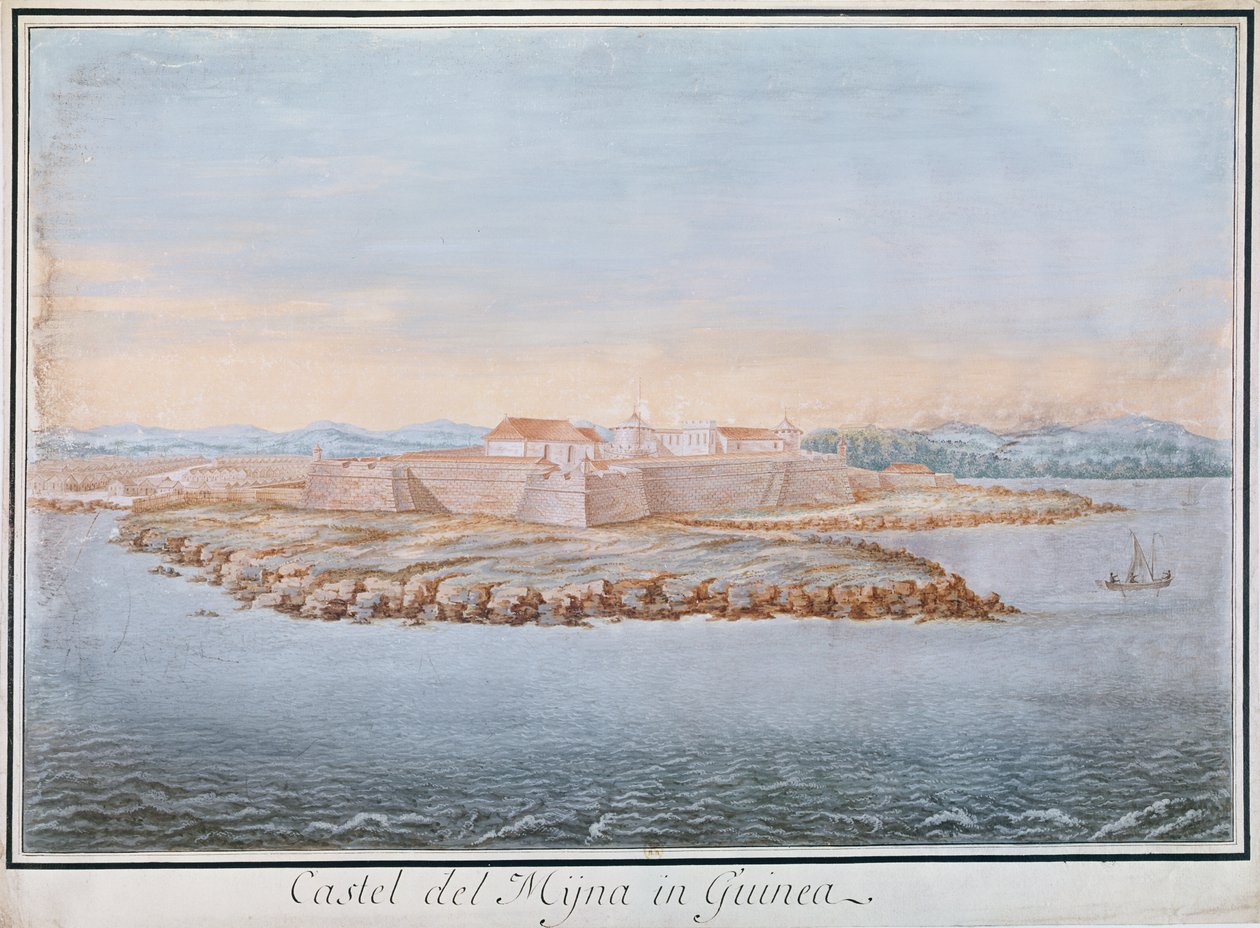 Elmina Castle, Guiné (wc no papel) de French School