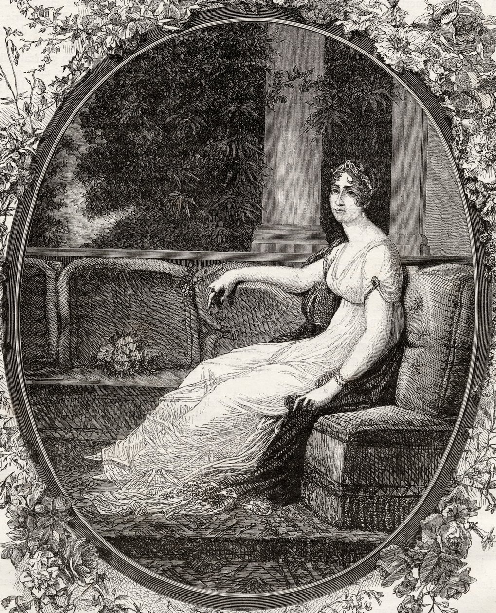 Josephine Empress, de "História da Revolução Francesa" por Louis Blanc (1811-82) de French School