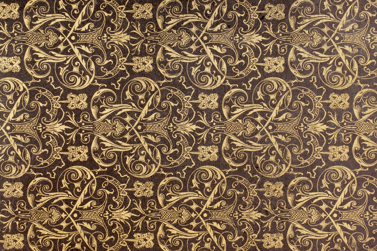 Final de papel de um livro publicado por Firmin Didot de Paris (papel) de French School