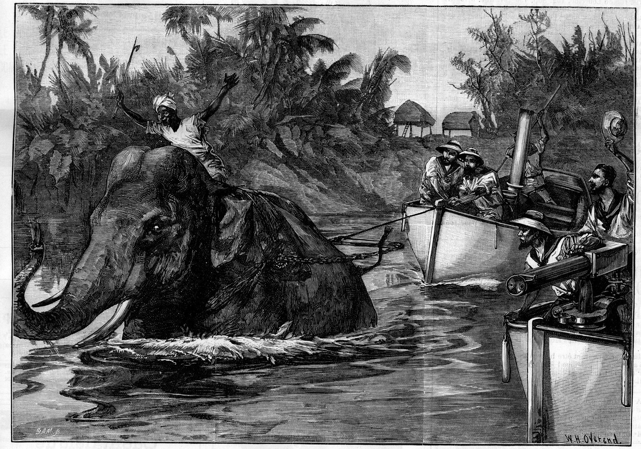 Gravação em "The Illustrous World", 3 de Abril de 1886. de French School