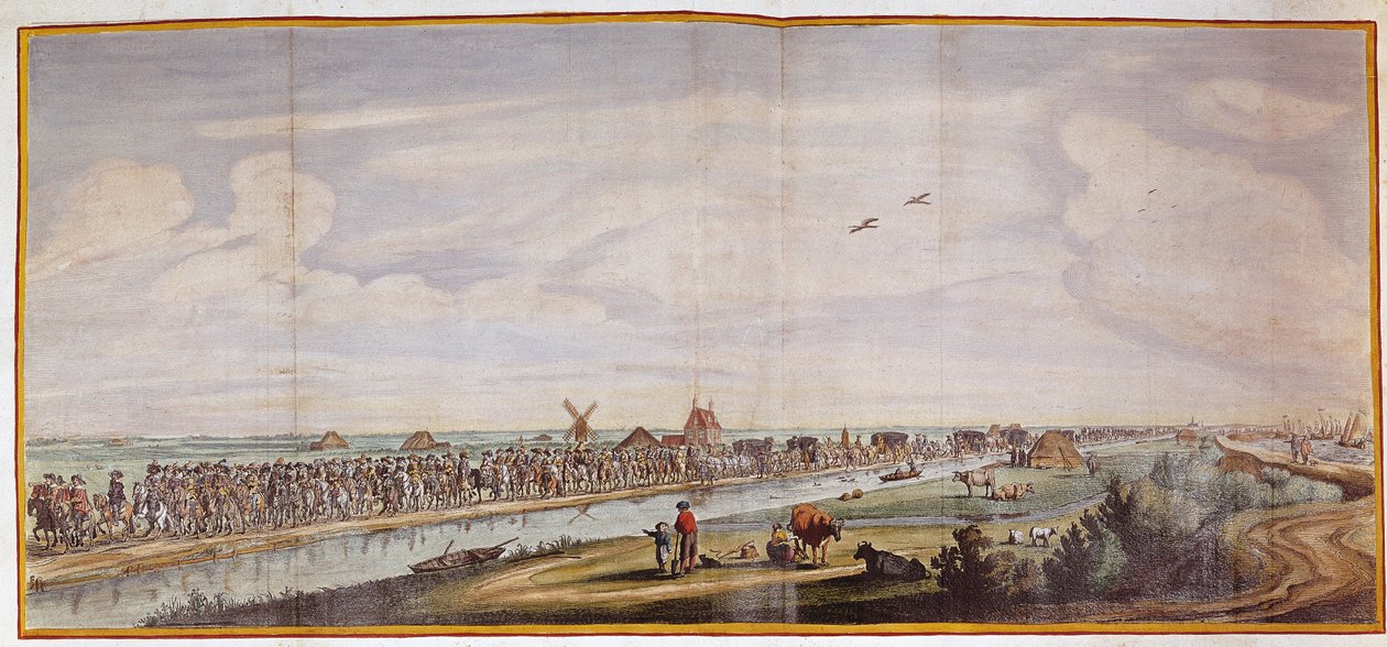 Entrada de Maria de Médicis (1573-1642) na Holanda em 1639 de French School