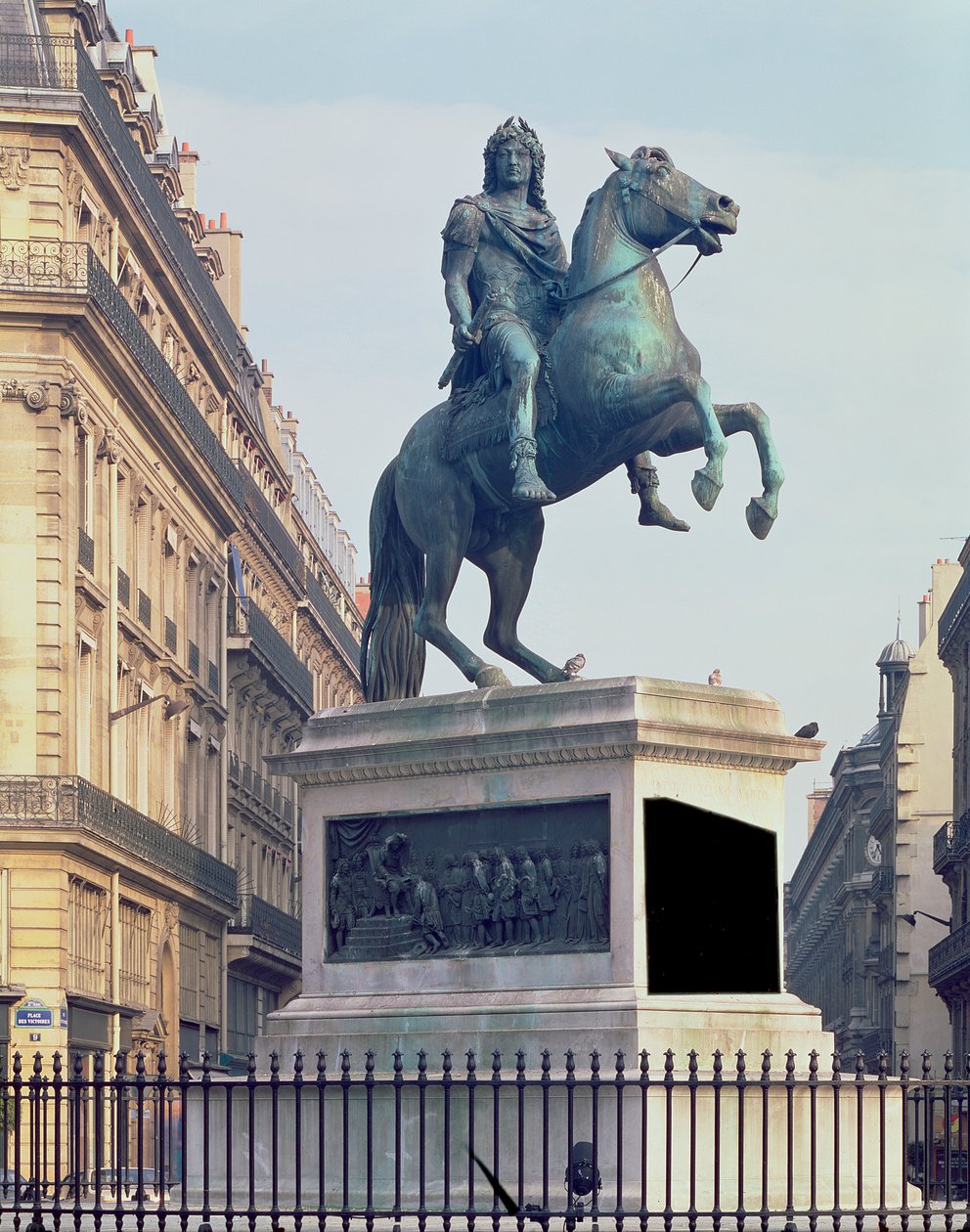 Estátua Equestre do Rei Luís XIV (1816-22) (bronze) de French School
