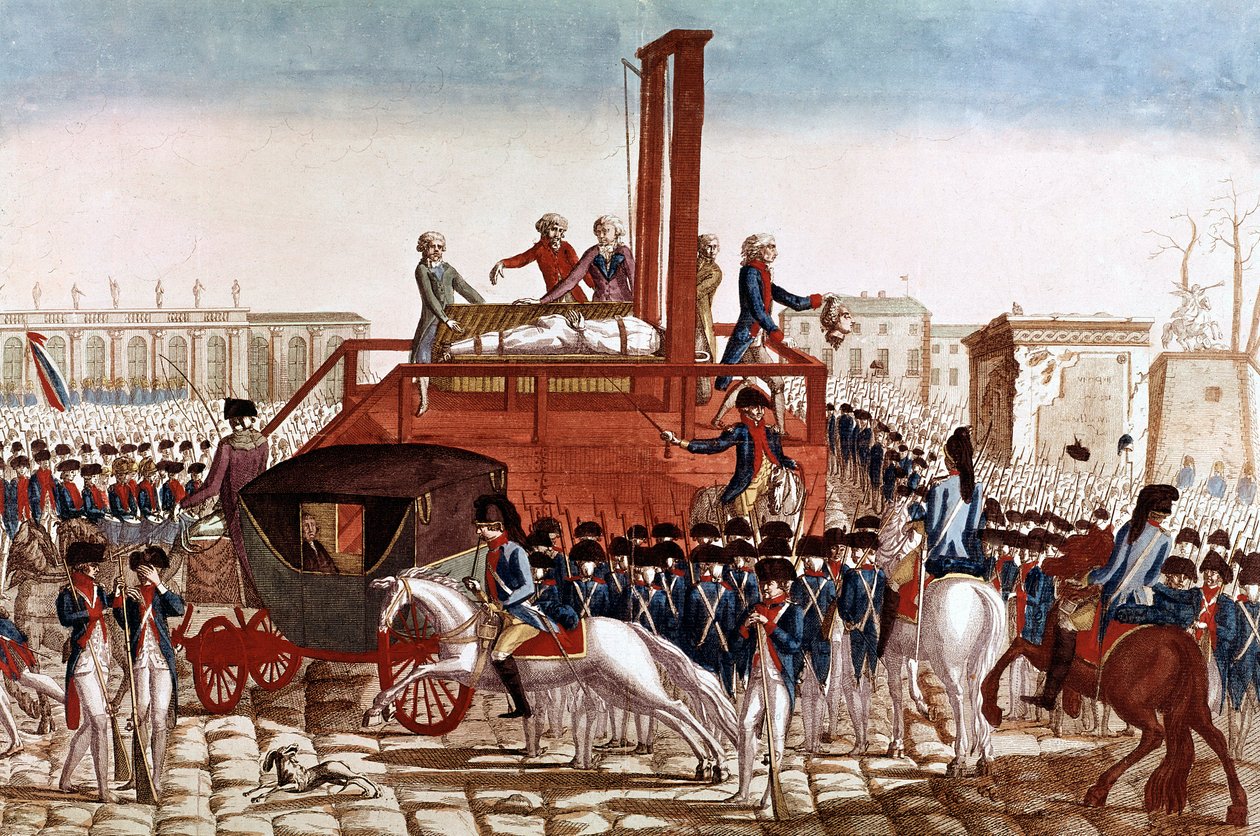 Execução de Luís XVI da França, 21 de janeiro de French School