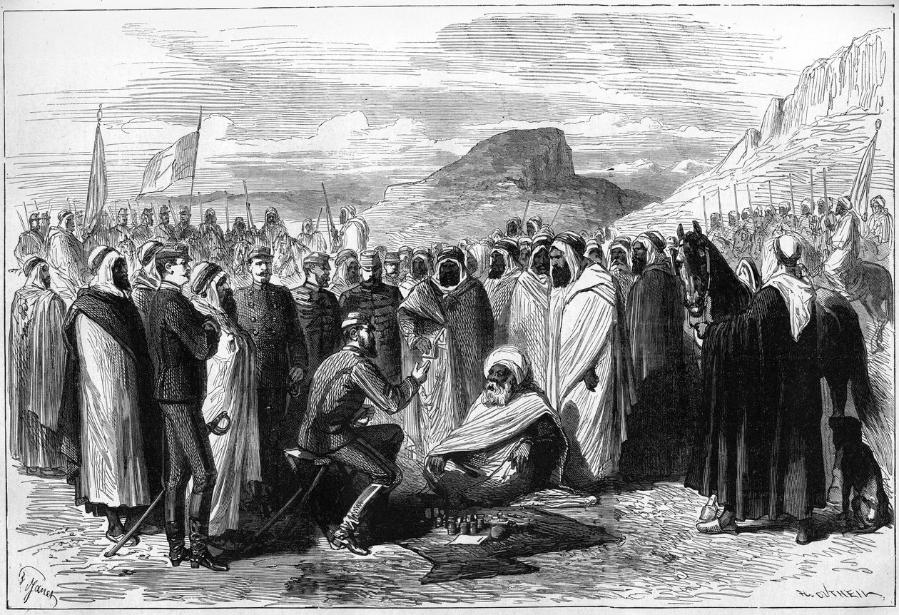 Expedição do General de Flogny à Argélia de French School