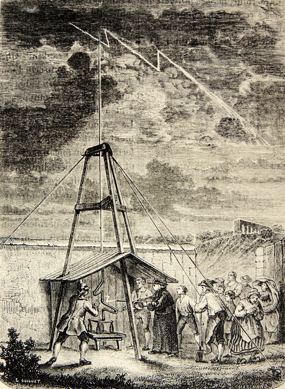 Experiência de para-raios de French School
