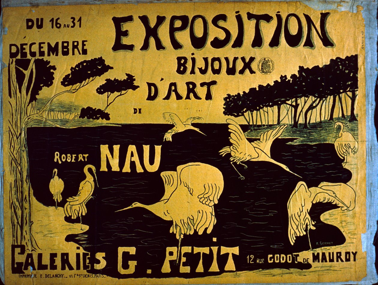 Exposição Bijoux dArt, do final do século XIX ao início do século XX de French School