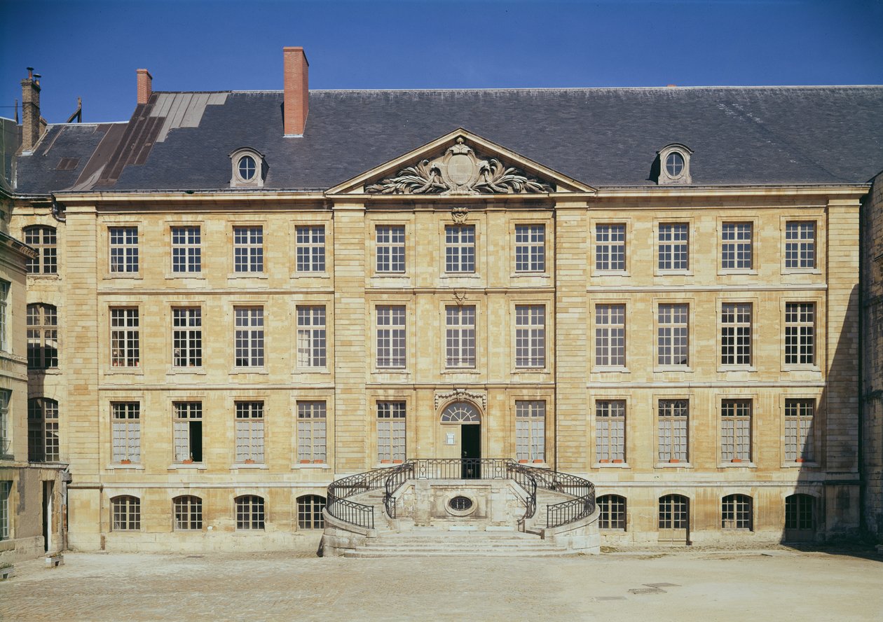 Vista exterior, de, a, Musee, Saint-Remi de French School