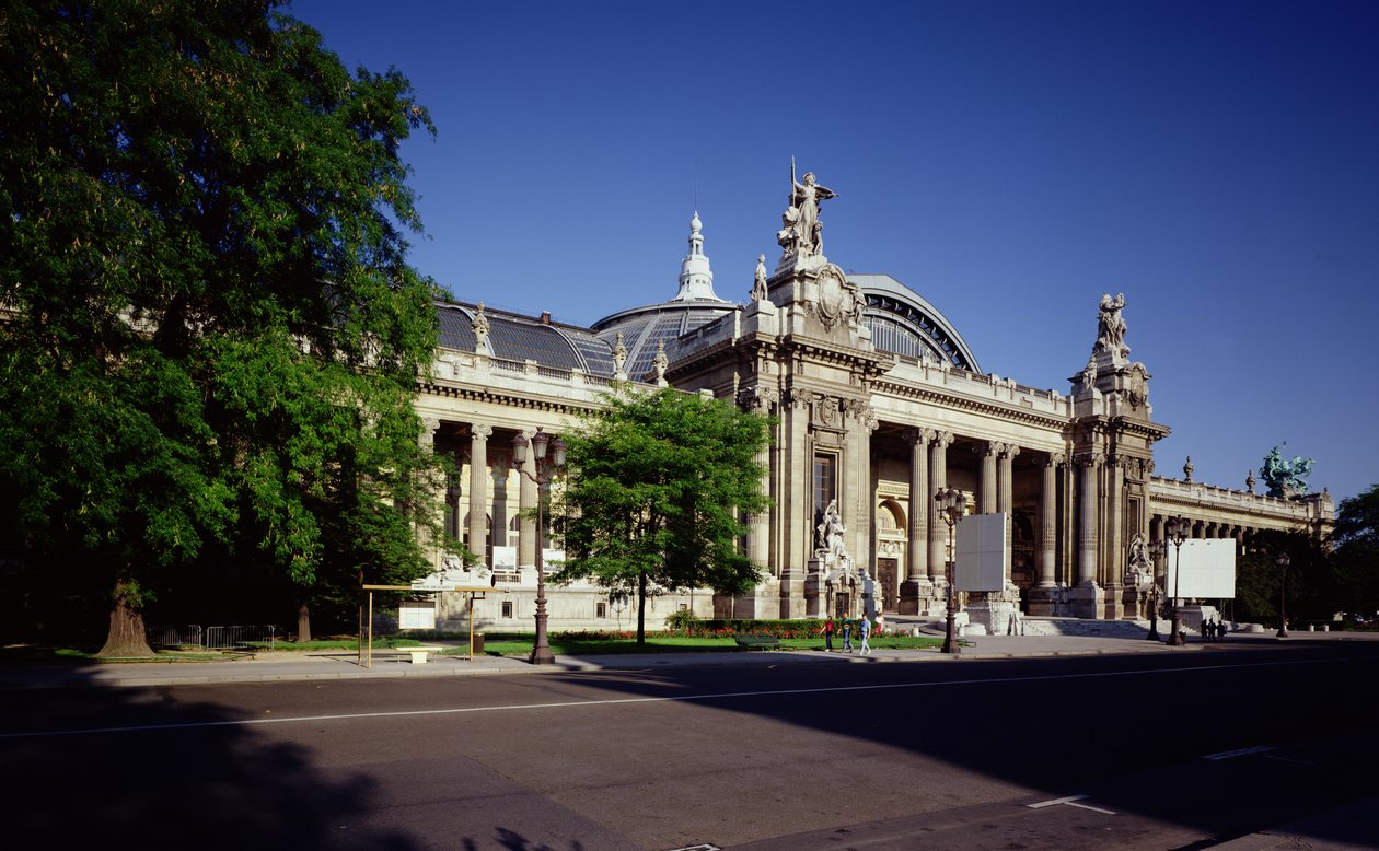 Fachada do Grand Palais, construída por Henri Deglane (1855-1931), Albert Louvet (1860-1936) e Albert Thomas (1847-1907), 1897-1900 de French School
