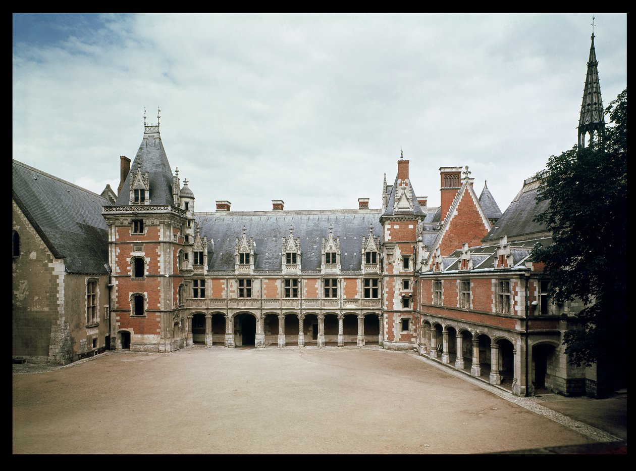 Fachada da Ala Louis XII, 1498-1503 de French School
