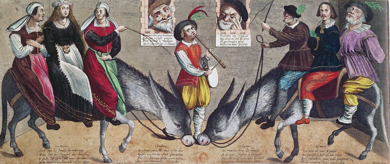 Farsa encenada c.1600 no Teatro do Hotel de Borgonha de French School