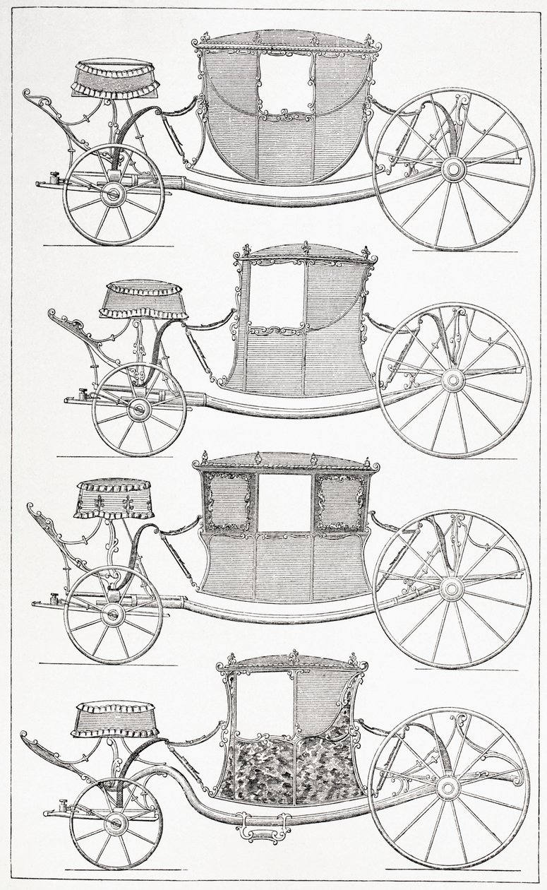 Treinadores da moda do século XVIII, 1875 de French School