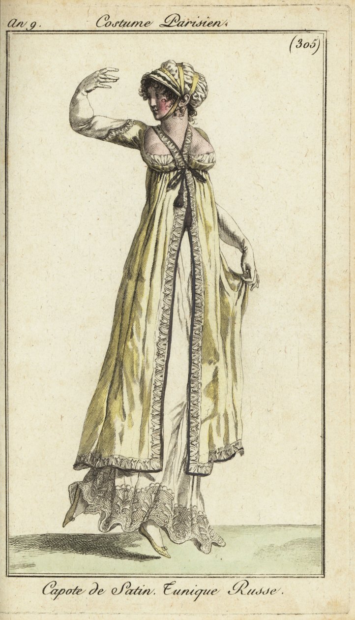 Mulher da moda dançando em um baile de French School