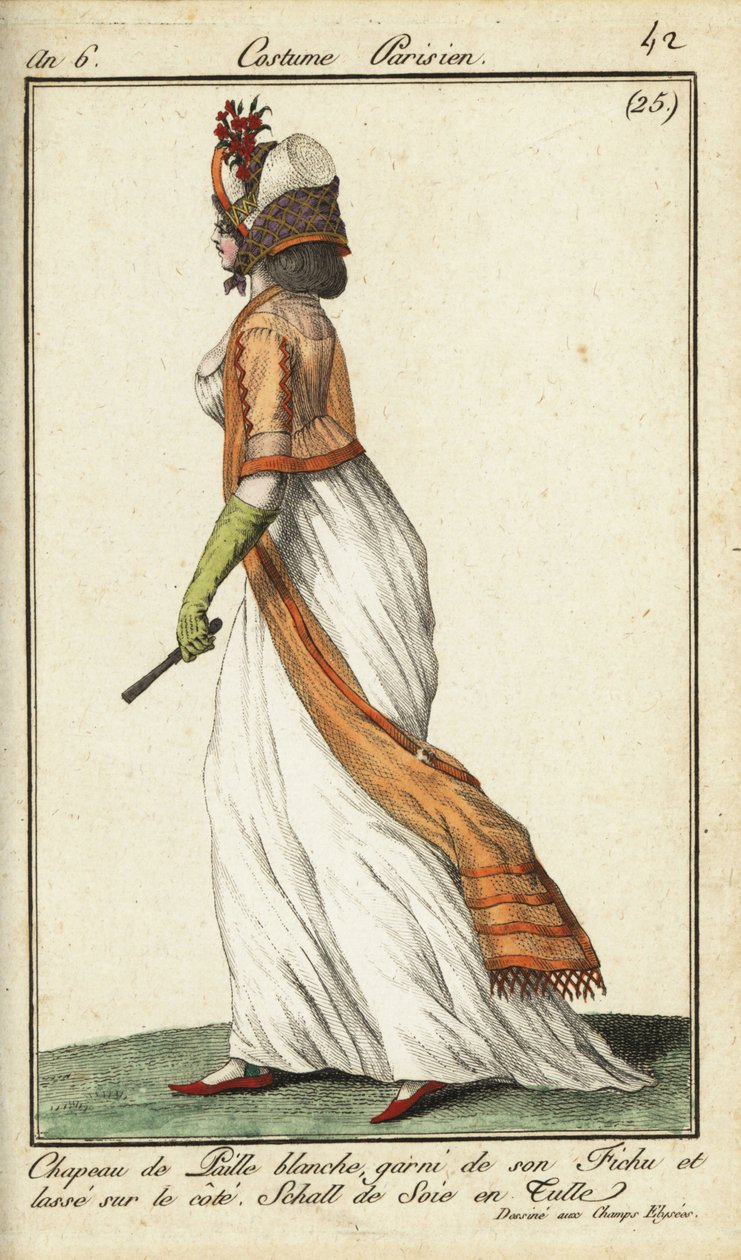 A mulher da moda nos Campos Elísios de French School