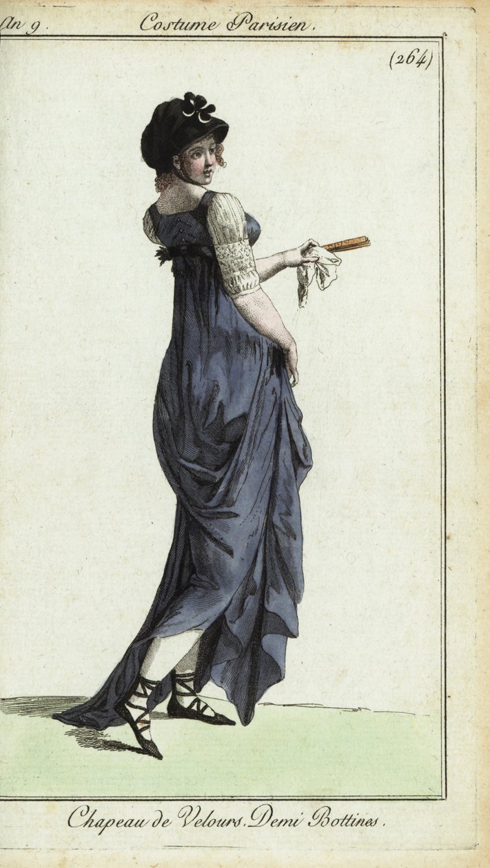 Mulher da moda ou merveilleuse de French School