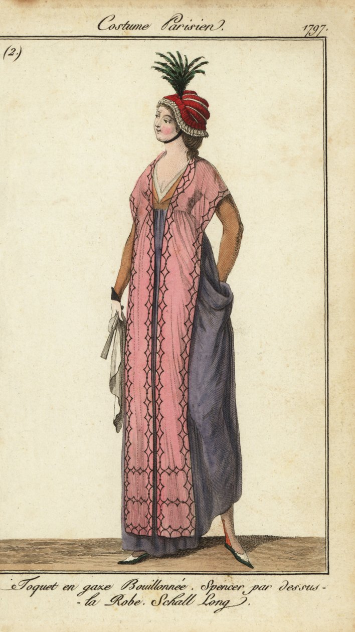 Mulheres da moda do Directoire de French School