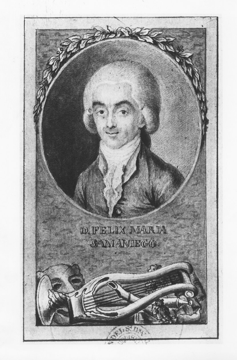 Felix Maria de Samaniego (litho) de French School