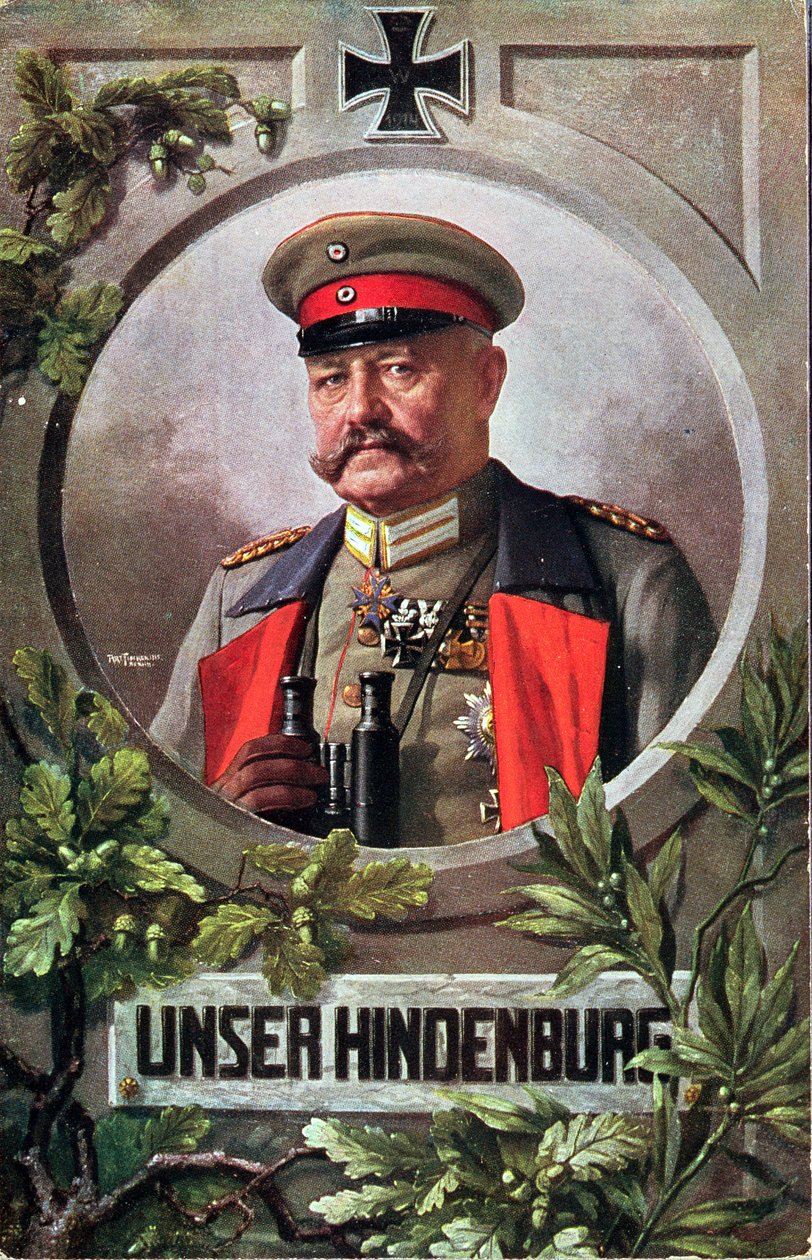 Marechal de Campo Paul von Hindenburg (1847-1934) de French School