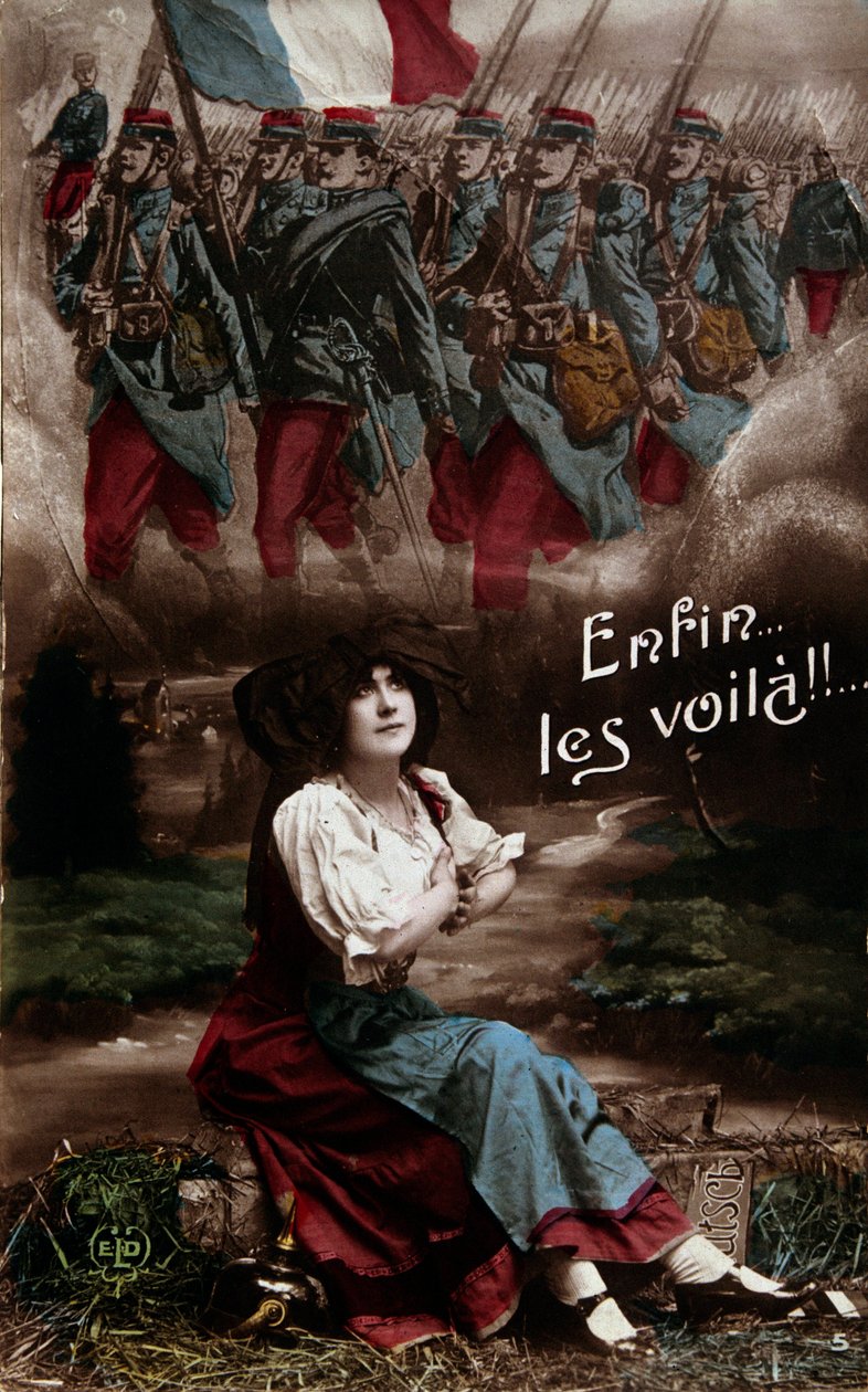 Primeira Guerra Mundial: "Finalmente aqui estão eles" Um alsaciano ansioso por ver chegar os soldados do exército francês de French School
