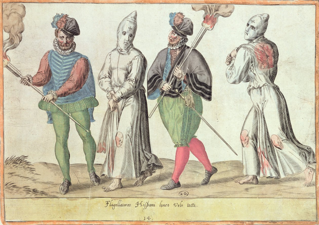 Flagelantes em Espanha de French School