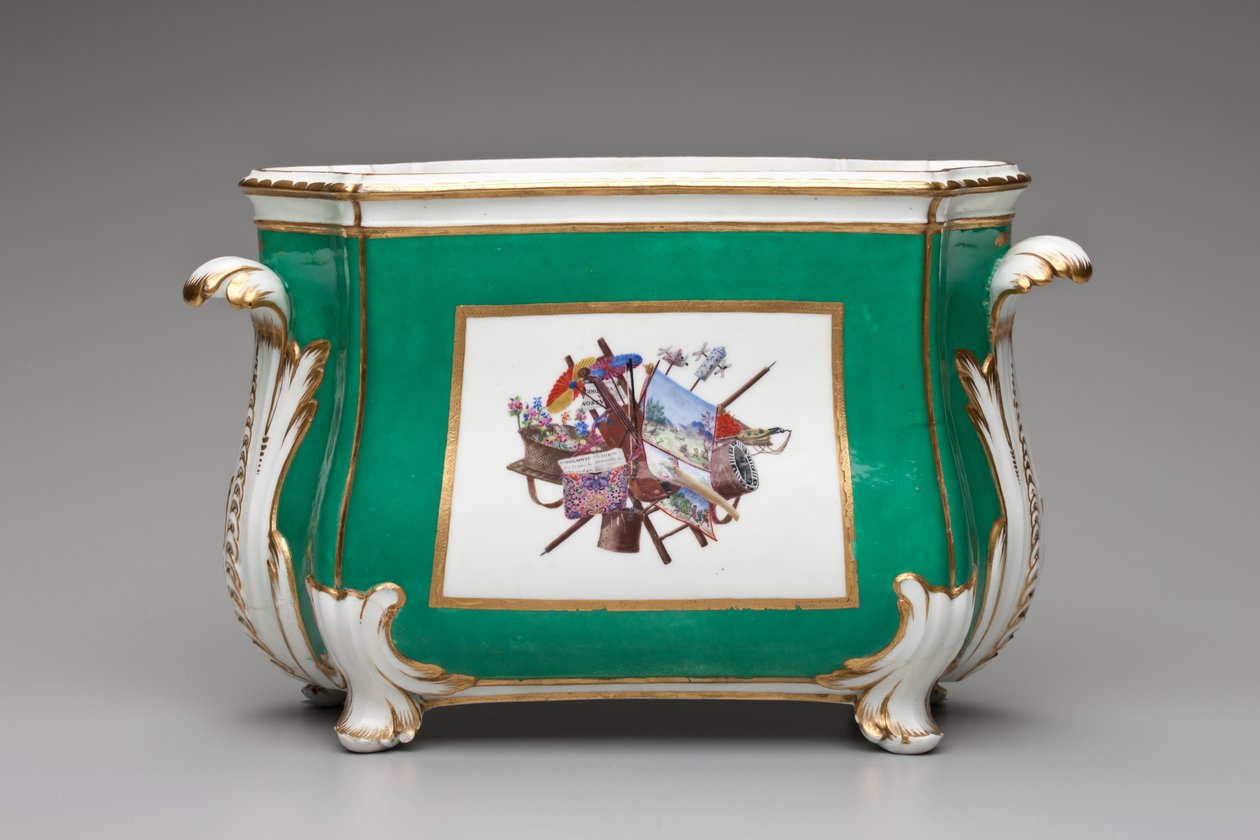 Vaso de flores, manufatura de porcelana Sevres de French School