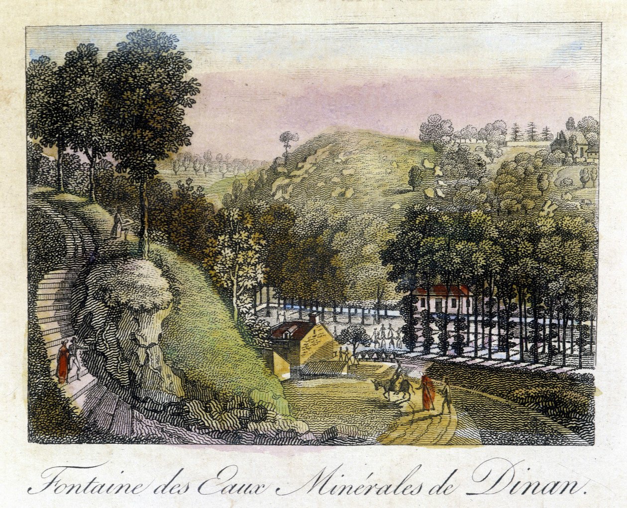 Fonte das águas minerais de Dinan de French School