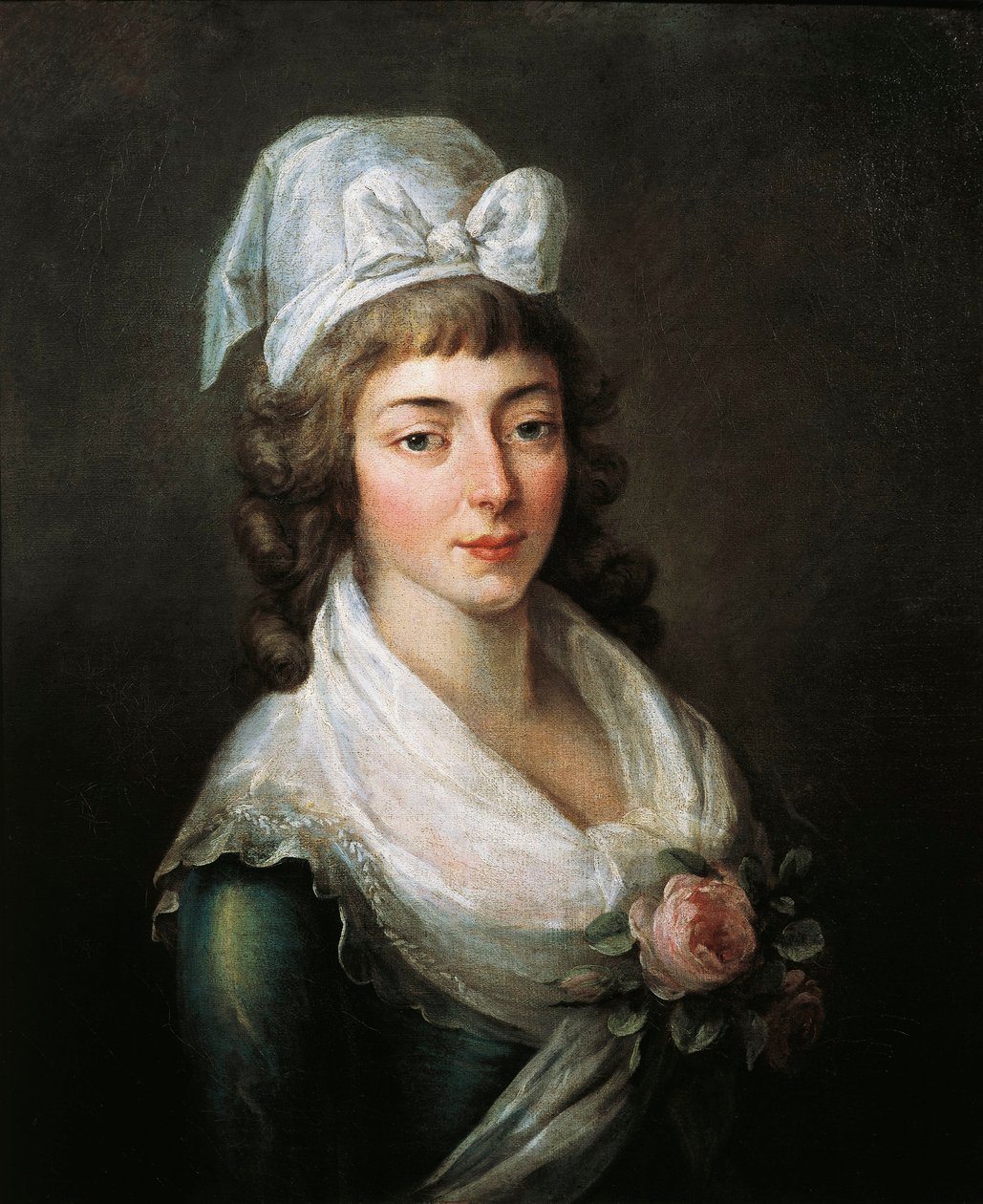 França, Paris, Versalhes, Retrato de Madame Roland (Marie-Jean Roland de la Platiere de French School