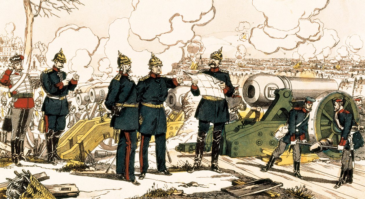 Guerra Franco-Prussiana: O Cerco e o Bombardeamento de Paris de French School