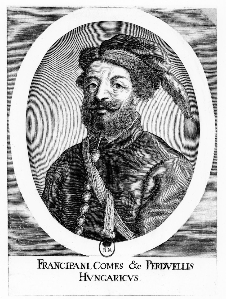 François-Christophe Frangipane (gravura) de French School