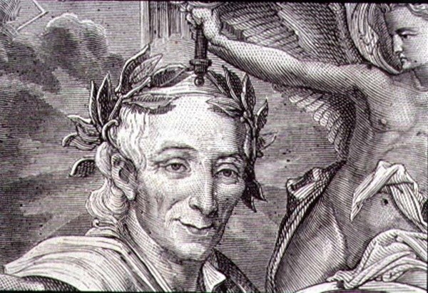 François Marie Arouet de Voltaire (1694-1778) (gravura) de French School