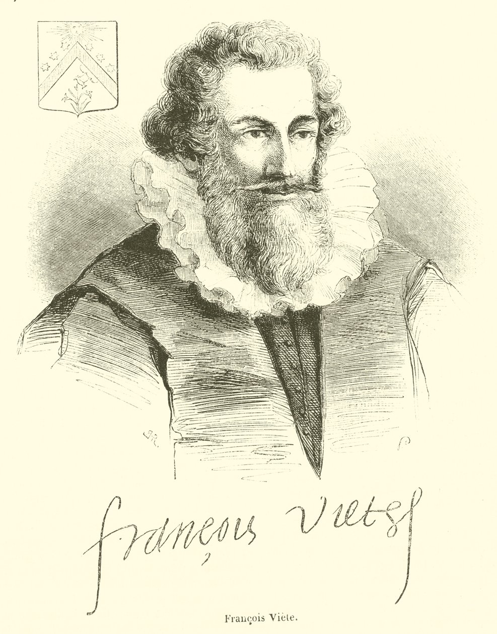 François Viete (gravura) de French School