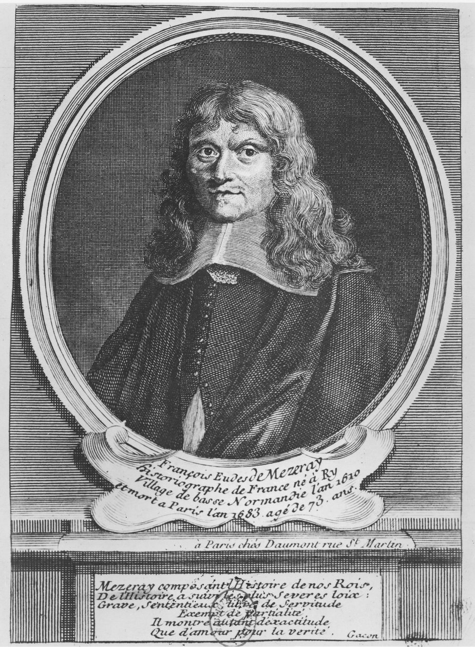 François Eudes de Mézeray (gravura) de French School