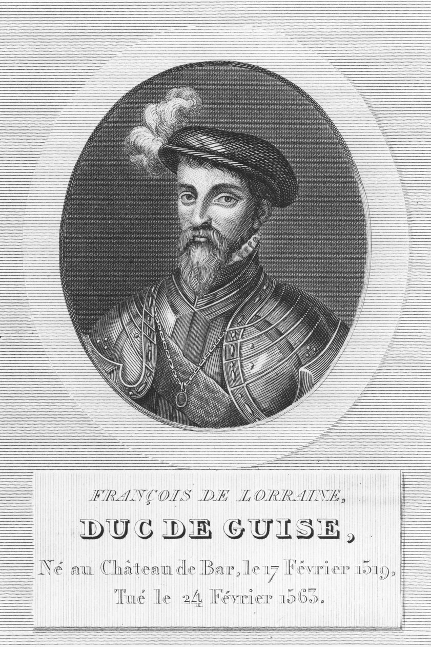 François de Lorraine, Duque de Guise (gravura) de French School