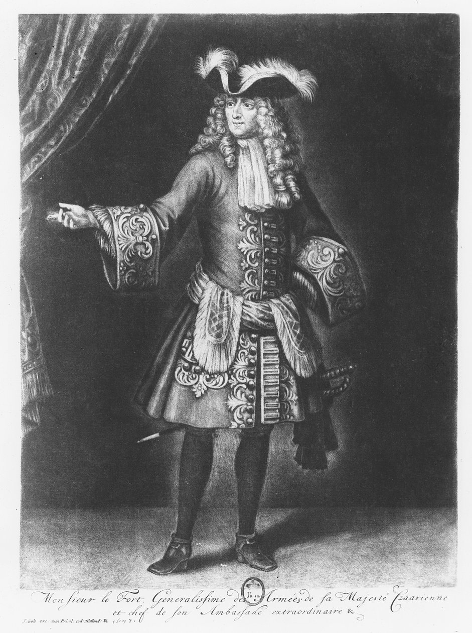Franz Lefort (gravura) de French School