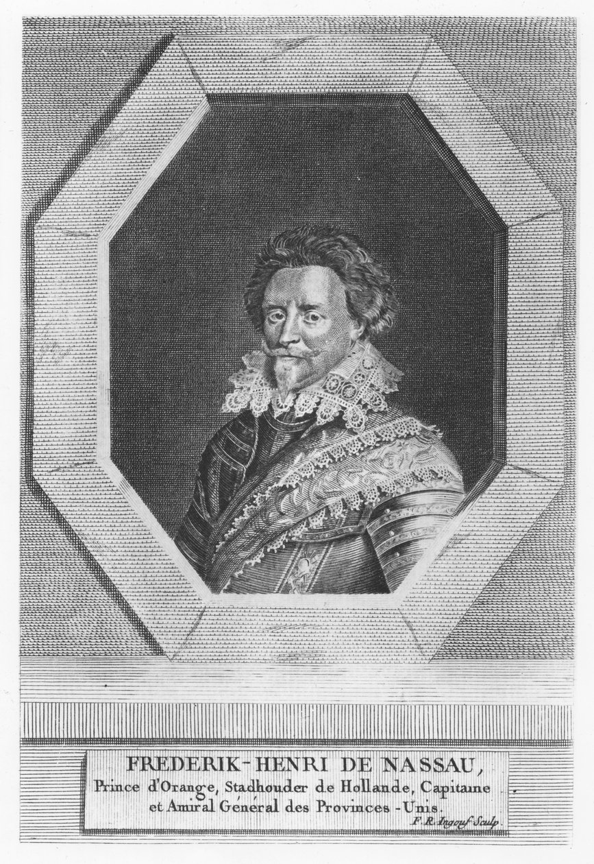 Frederick Henry, Príncipe de Orange-Nassau (gravura) de French School