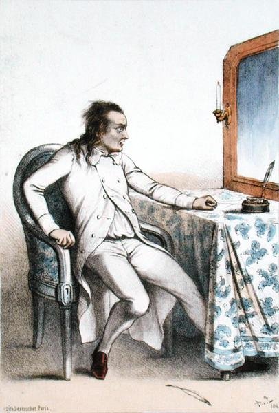 Frederick Lemaitre (1800-76) no papel de Georges Maurice de 