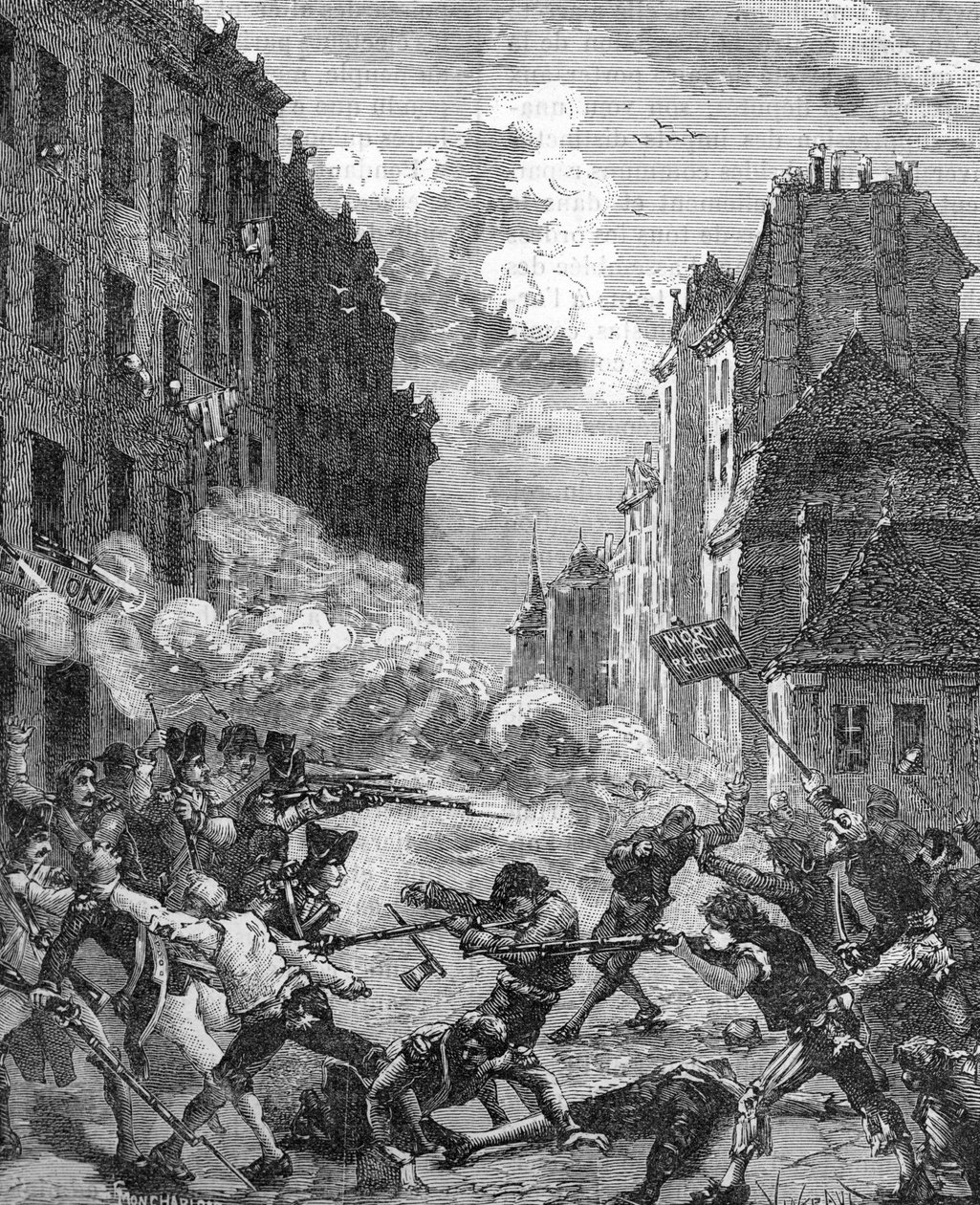 Revolução Francesa - Estojo de Ano Novo (gravura) de French School
