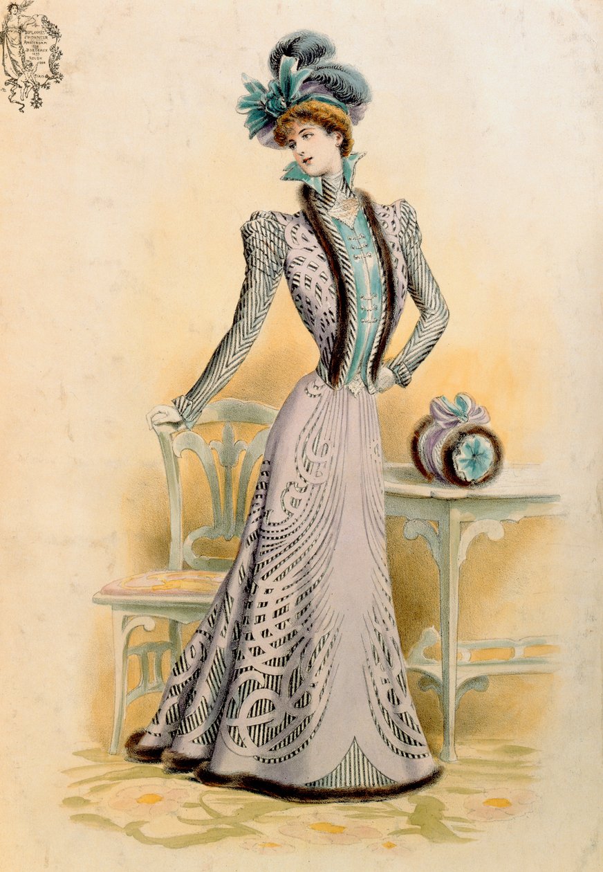 Moda francesa, 1899 de French School