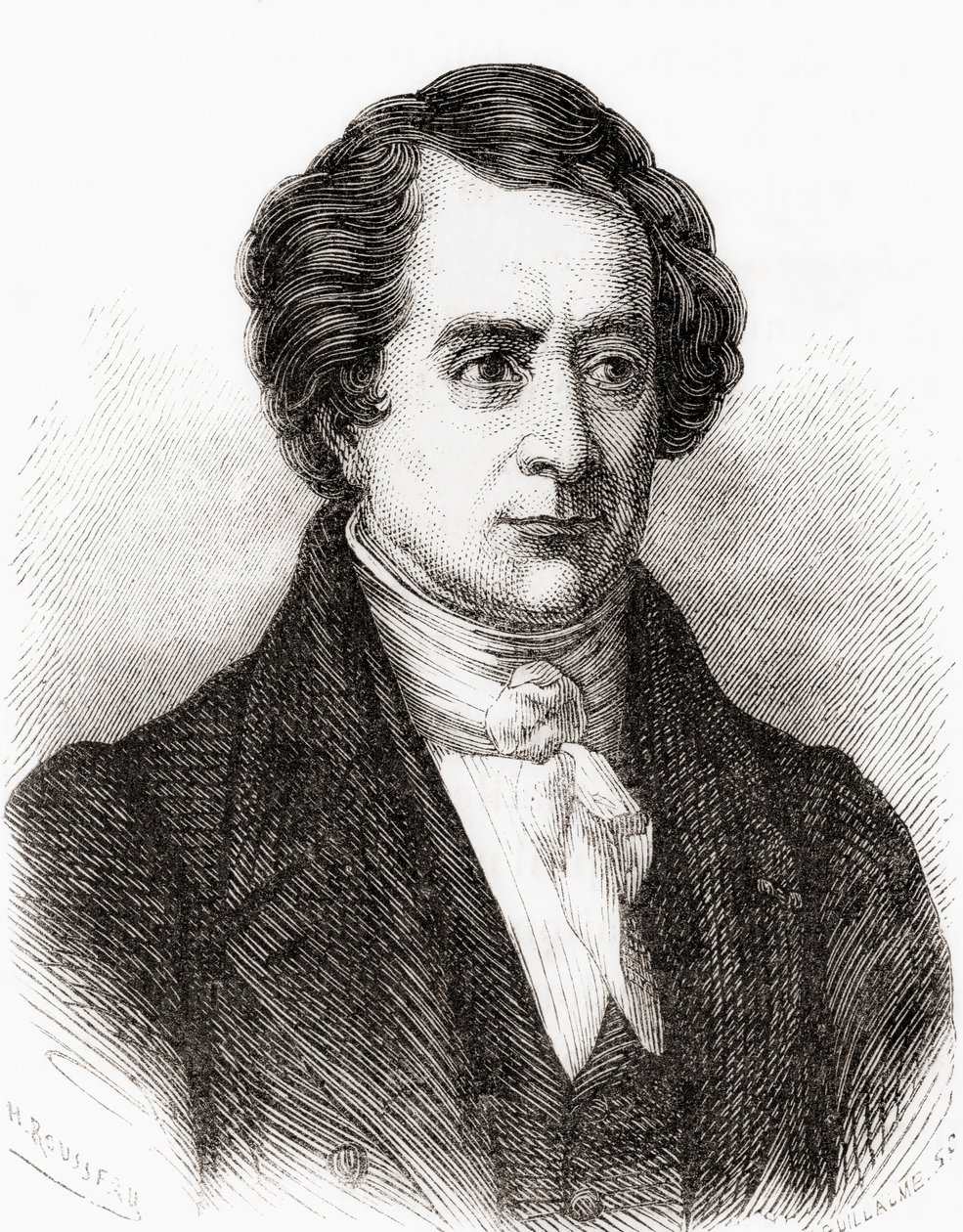 O matemático francês Dominique Francois Jean Arago, também conhecido como François Arago, de Les Merveilles de la Science, pub.1870 de French School